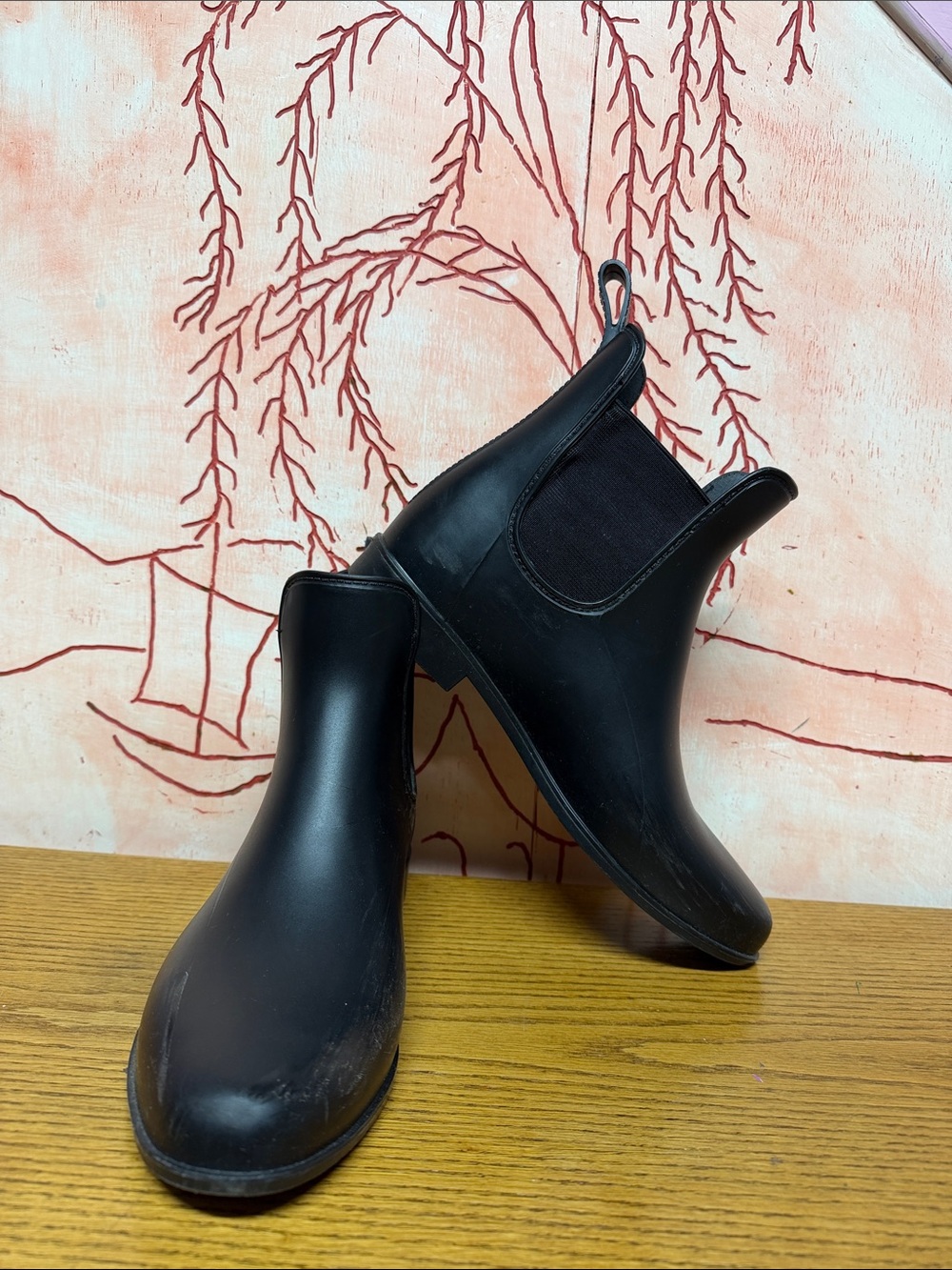 Women's Target Black Chelsea Rain Ankle Boots